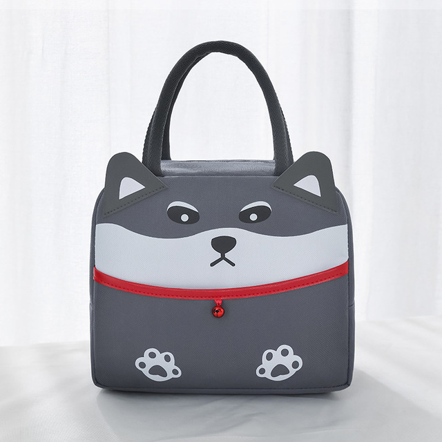 Cartoon Bento Bags Heat/cold Insulation Food Storage Bag Kawaii Duck Thick