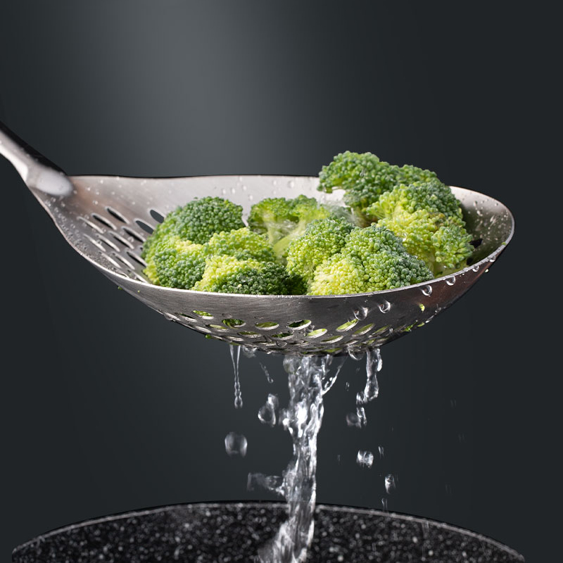 Frying Colander 304 Stainless Steel Colander Oil Filter Strainer Spoon Fryer Frying Spoon Fishing Noodle Spoon Kitchen Tools