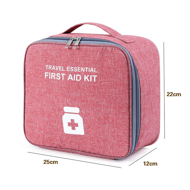 Portable Thickened Medicine Storage Bag Large Capacity Family First Aid