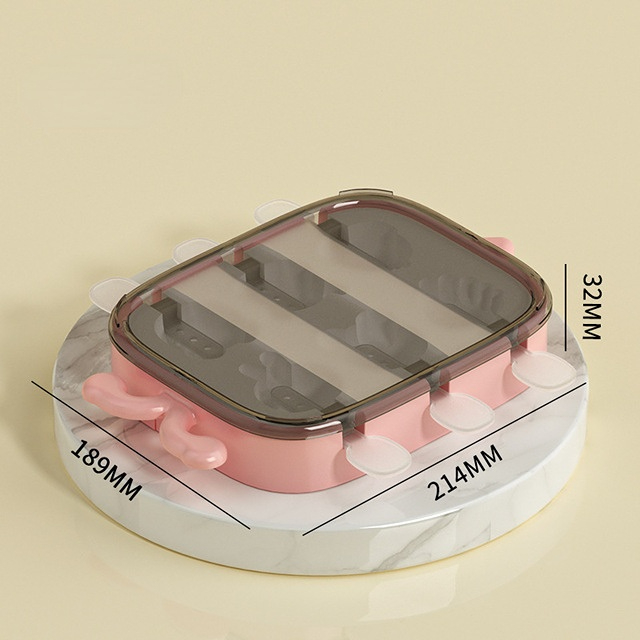 Ice Cream Tool Cheese Stick Mold Household Ice Cube Ice Tray Silicone Ice Box Ice Mold Kitchen Popsicle Cartoon Ice Cream Mold