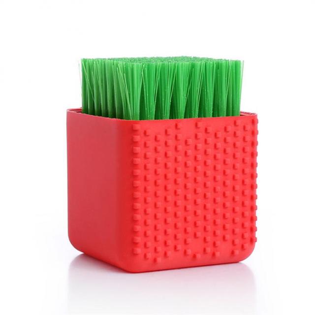 Clothes Bathroom Cleaning Brush Silicone Laundry Underwear Dirty Pantues Dust Washing Household Soft Scrubbing Dual-use Foam Brushes
