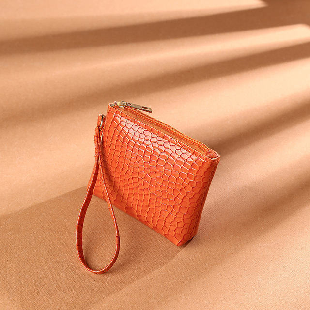 Women Card Holder Coin Purse  Leather Mini Girls Tote Makeup Storage