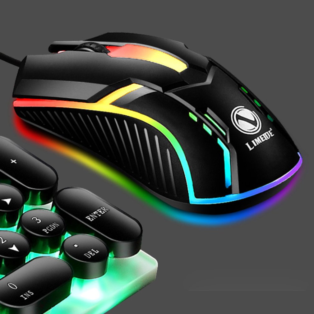 S1 Wired USB Lighting Gaming Mouse Free Drive Comfortable Ergonomic Gaming Mouse Mechanical Glowing Mouse
