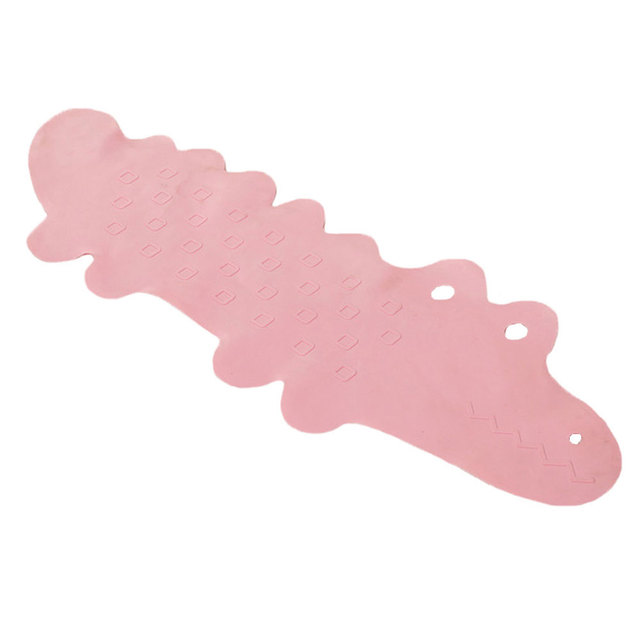 Bath Mat Environmental Long Shower Cute Cartoon Crocodile Bathroom Product