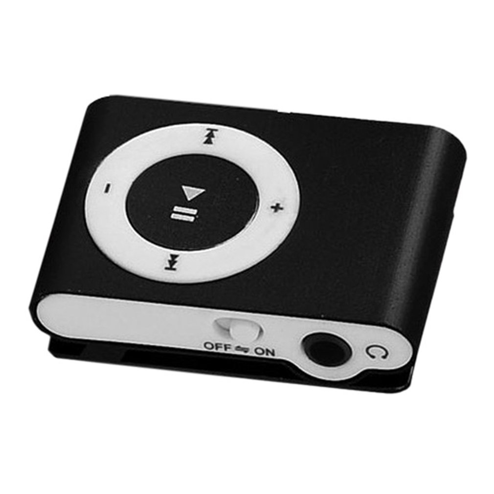 Mini Portable USB MP3 Player Mini Clip MP3 Waterproof Sport Compact Metal Mp3 Music Player with TF Card Slot Candy Colors