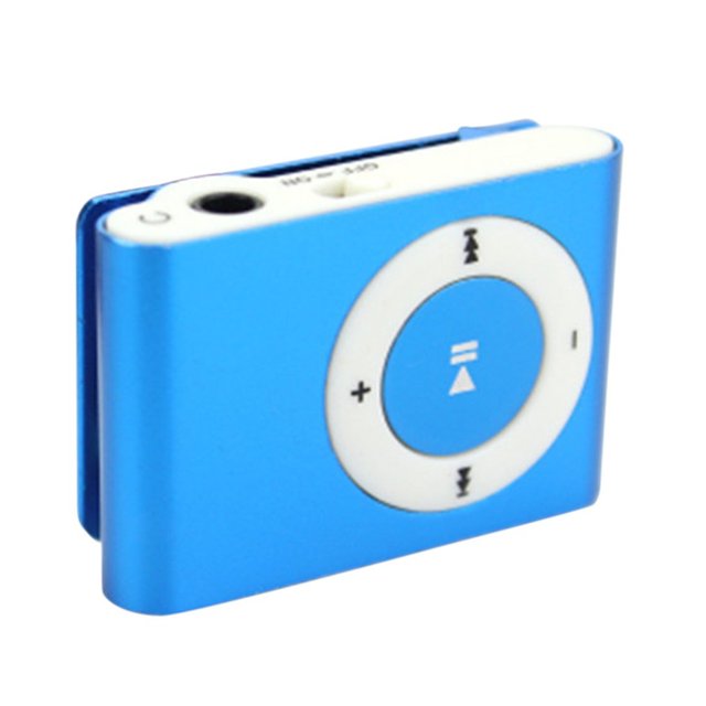 Mini Portable USB MP3 Player Mini Clip MP3 Waterproof Sport Compact Metal Mp3 Music Player with TF Card Slot Candy Colors