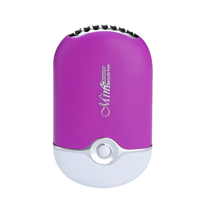 Grafting Planting False Eyelash Blower Mini Handheld Air Conditioner Small Fan Usb Charging Leafless Fan Appliance