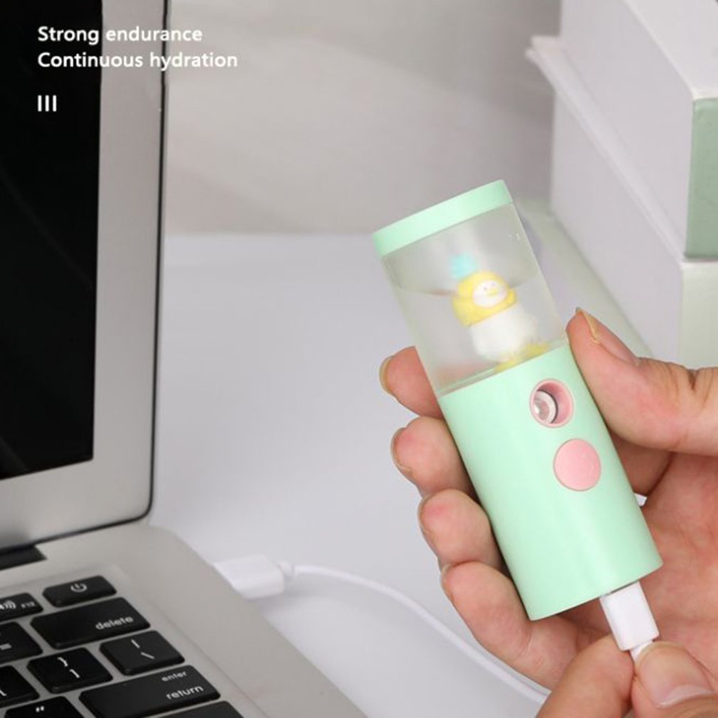 Humidifier Nano Spray Moisturizer For Face Cartoon Duck Humidifier Handheld And Portable Mini Humidifier