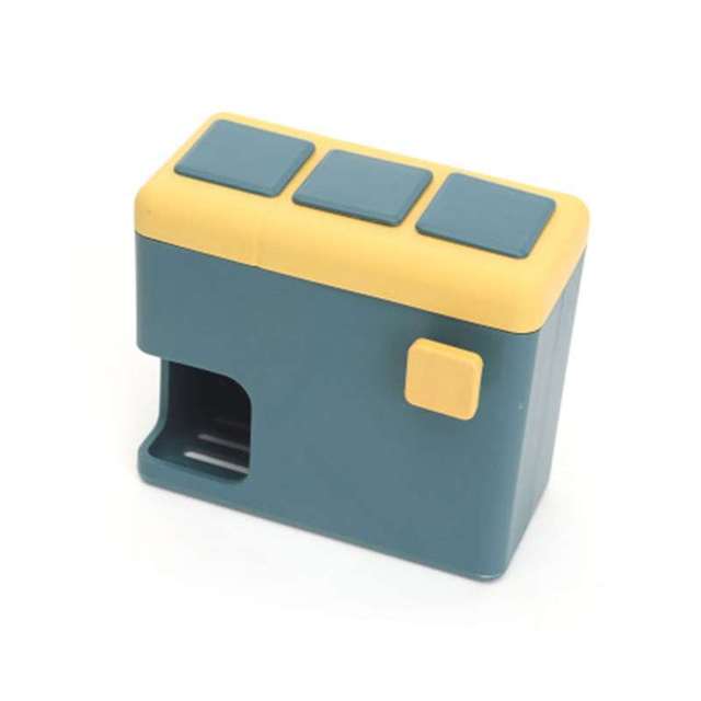 Toothbrush Holder Bathroom Wall Mounted Toothbrush Stand Plastic Rack Organizer Bathroom Storage Rack Bathroom Accessories