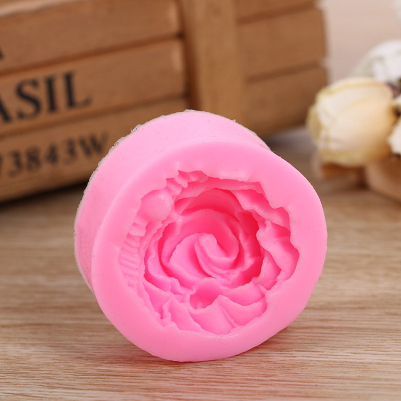 2PCS Rose Mold DIY Flower Baking Silicone Cake Decoration Kitchen Tools Pastry Fondant Sugar Molding Chocolate Biscuit Kitchen Accessories