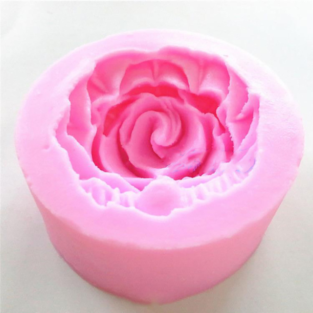 2PCS Rose Mold DIY Flower Baking Silicone Cake Decoration Kitchen Tools Pastry Fondant Sugar Molding Chocolate Biscuit Kitchen Accessories