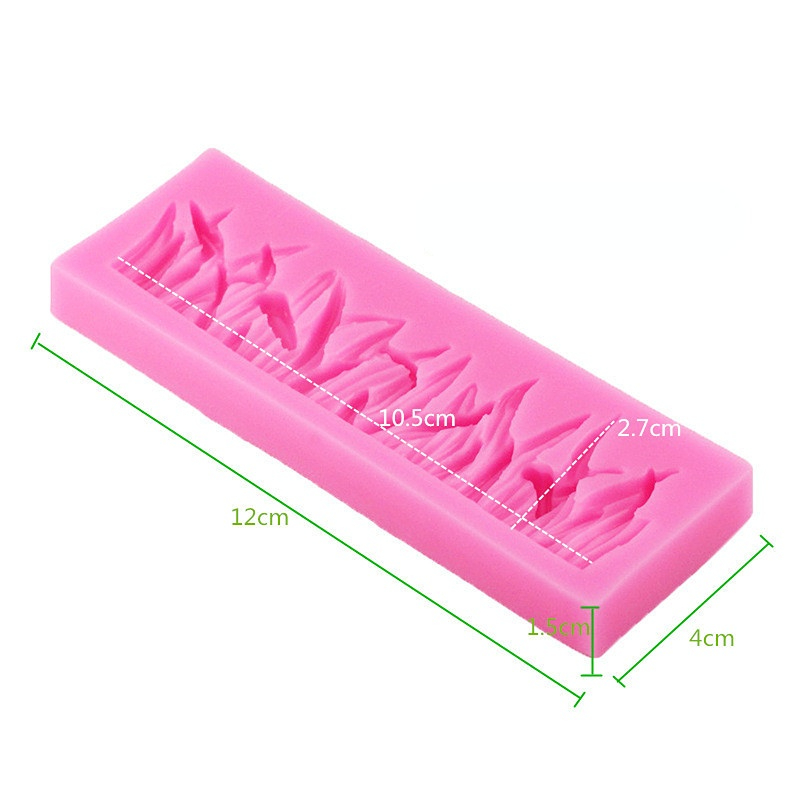 Grass Shaped Silicone Cake Mold Kitchen Baking Mold Sugar Craft Fondant Kitchen Cake Tools Chocolate Mold Cake Decoration Silicone Mold