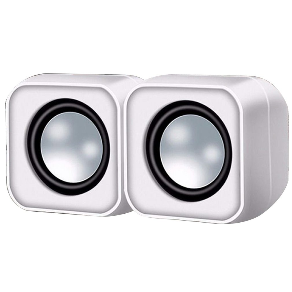 2pcs Jt016 Speaker For Laptop Desktop Computer Mini Audio USB Home Mini Speaker Multimedia Subwoofer Mini Audio hot