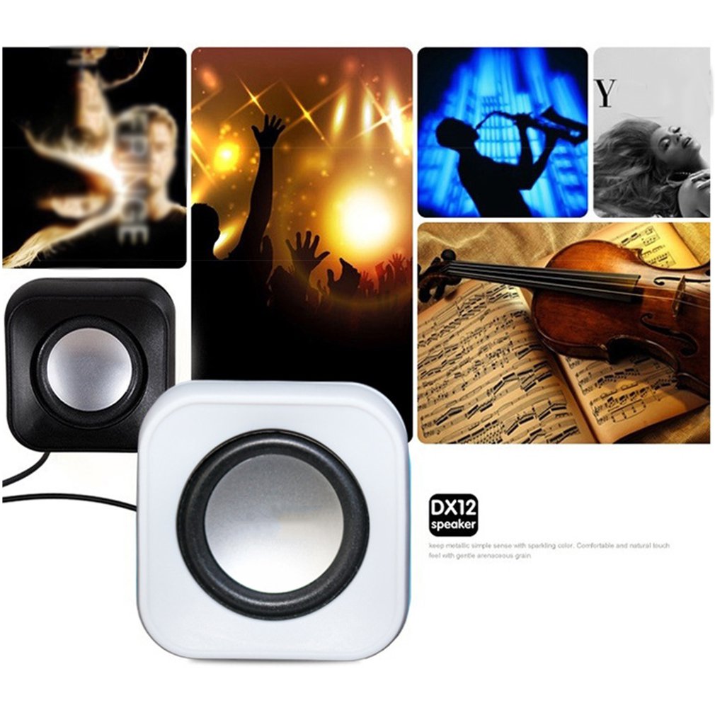 2pcs Jt016 Speaker For Laptop Desktop Computer Mini Audio USB Home Mini Speaker Multimedia Subwoofer Mini Audio hot
