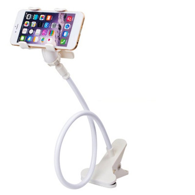 Universal Phone Holder Bed Clip Lazy Flexible Gooseneck Clamp Long Arms Mount for iPhone Android Bed Desk Mobile Phone Holder