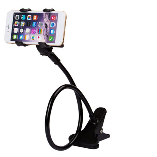 Universal Phone Holder Bed Clip Lazy Flexible Gooseneck Clamp Long Arms Mount for iPhone Android Bed Desk Mobile Phone Holder