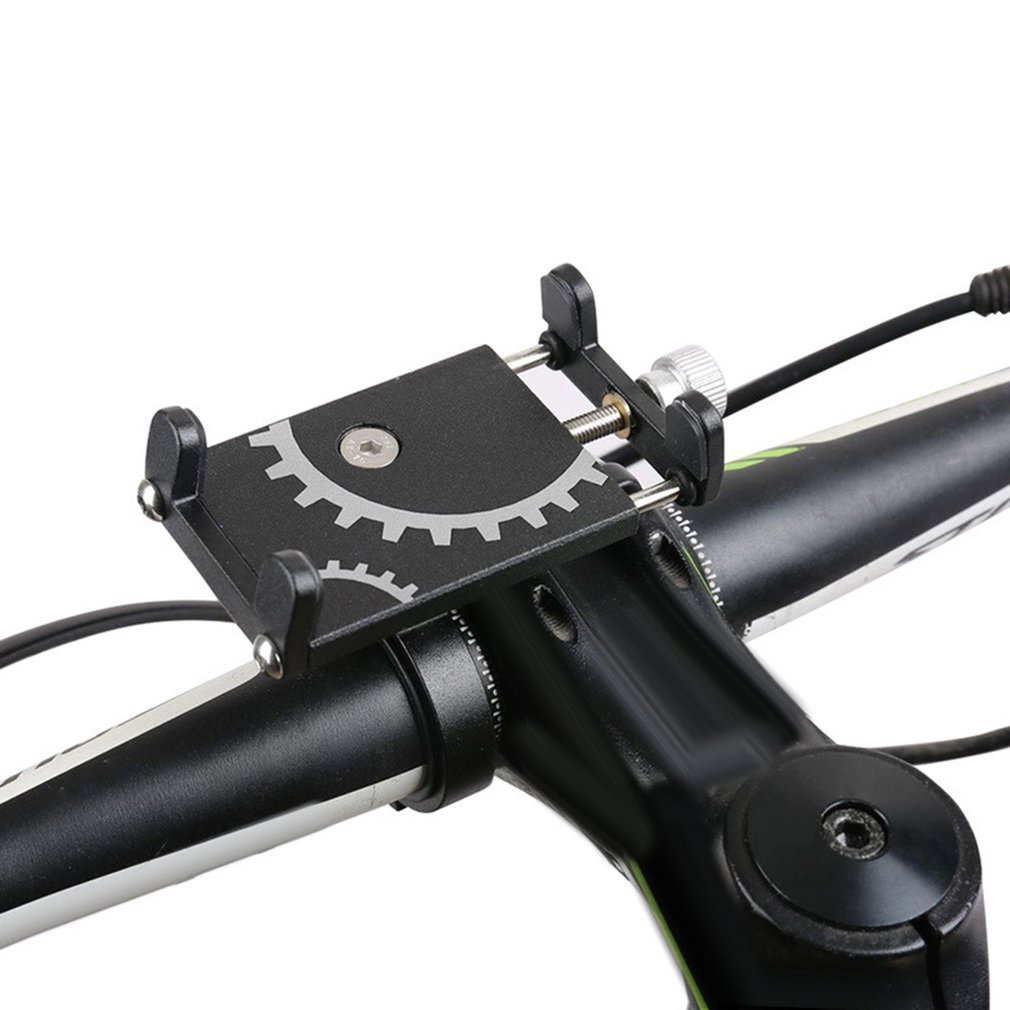 Aluminum Bike Phone Holder Mount With 360 Degree Rotation Navigation Battery Electric Car Mobile Phone Holder Bicycle Riding