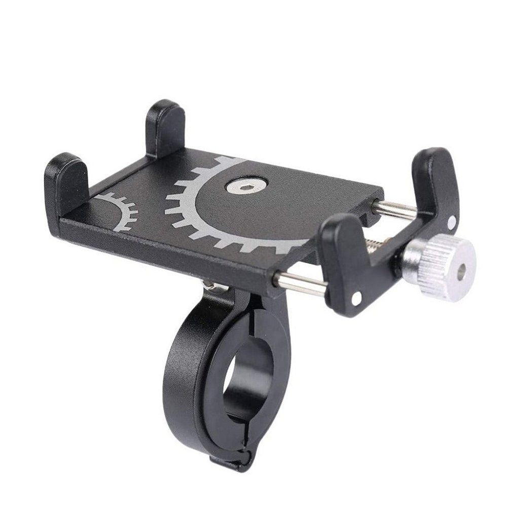 Aluminum Bike Phone Holder Mount With 360 Degree Rotation Navigation Battery Electric Car Mobile Phone Holder Bicycle Riding