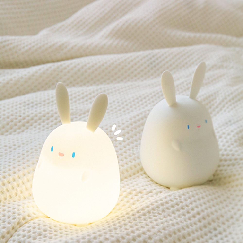 Creative Room Decor Desktop Bedside Lamp Home Decoration Accessories Bunny Night Light kawaii desk accessories Rabbit Ornament