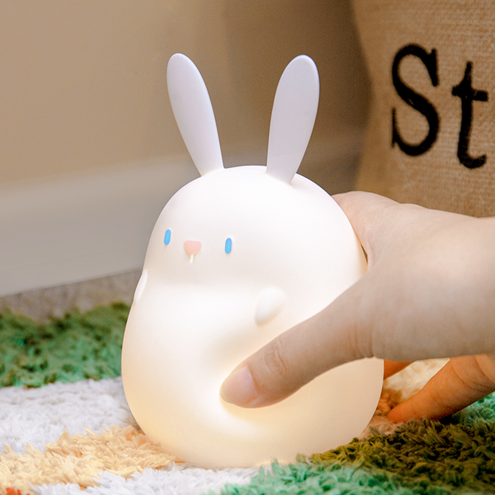 Creative Room Decor Desktop Bedside Lamp Home Decoration Accessories Bunny Night Light kawaii desk accessories Rabbit Ornament
