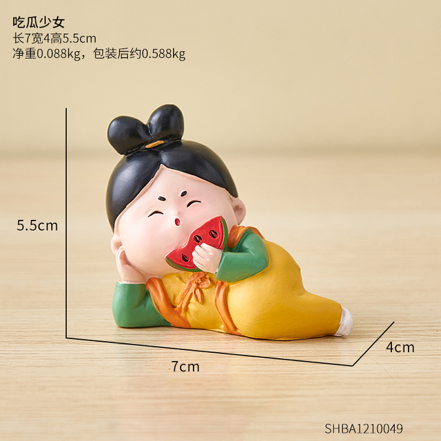 Creative Palace Girl Living Room Decorations Ancient Chinese Ladies Figurines Desktop Cute Statues Home Decor Accessories Gift