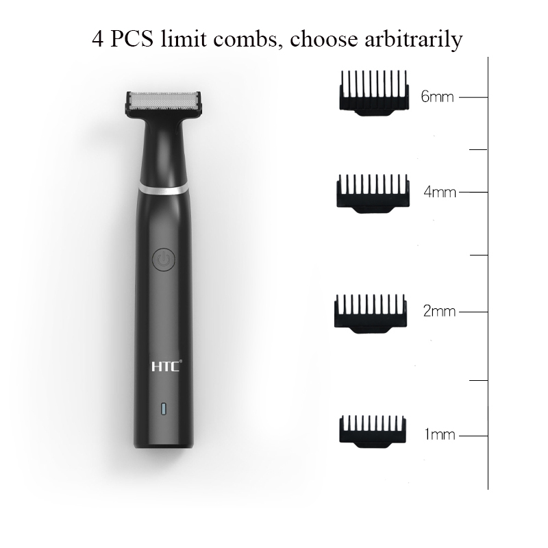 Men's Electric Groin Hair Trimmer Pubic Hair Trimmer Body Grooming Clipper