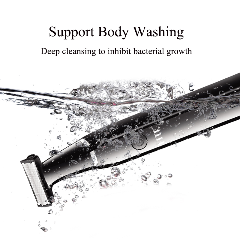 Men's Electric Groin Hair Trimmer Pubic Hair Trimmer Body Grooming Clipper