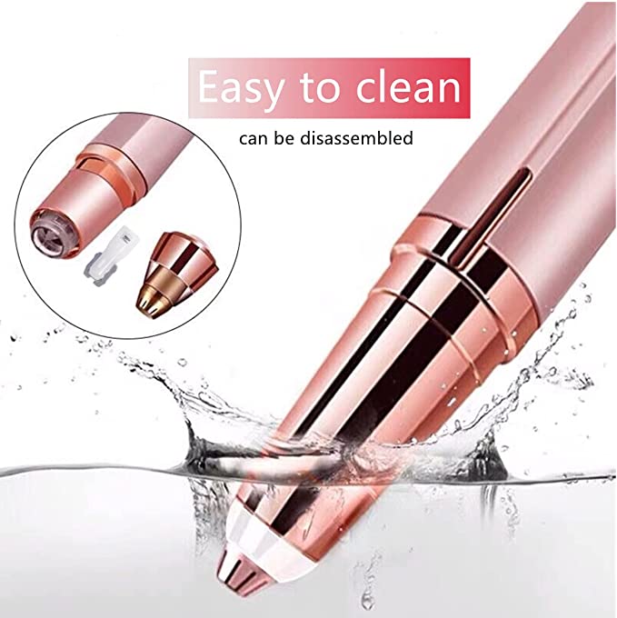 Women Electric Eyebrow Trimmer Safe Hair Removal Eye Brow Epilator Mini Shaper Shaver