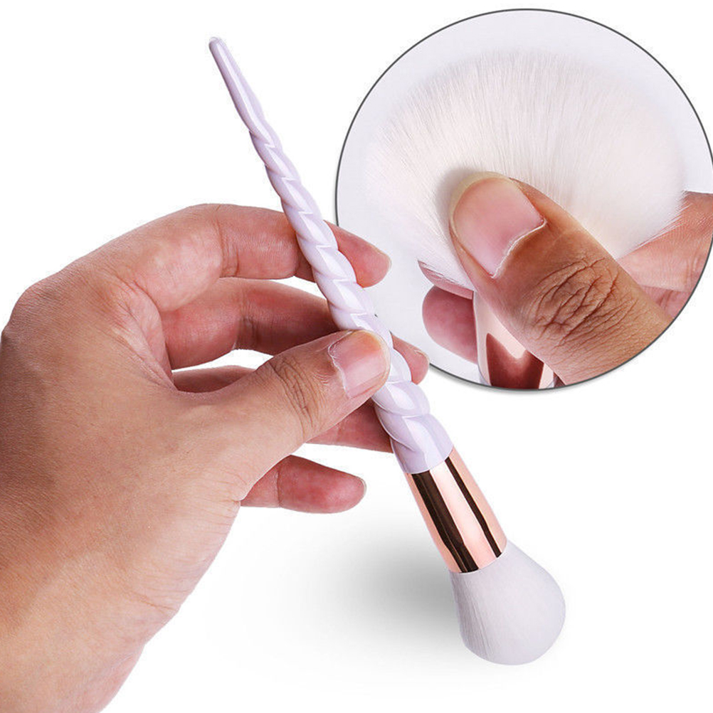 10pcs Unicorn spiral Makeup Brushes Sets Maquiagem Foundation Powder Cosmetic Blush Eyeshadow Women Beauty Make Up Brush Tools