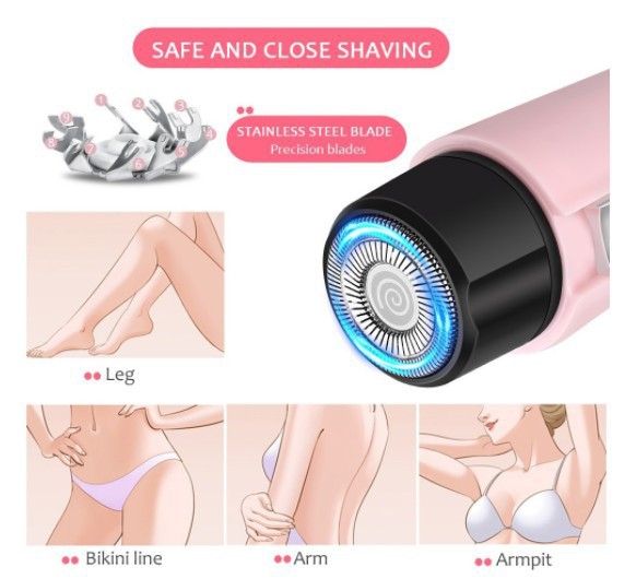 Mini Female Epilator Electric Women Shaver Hair Removal Electric Lady Shaving Trimmer
