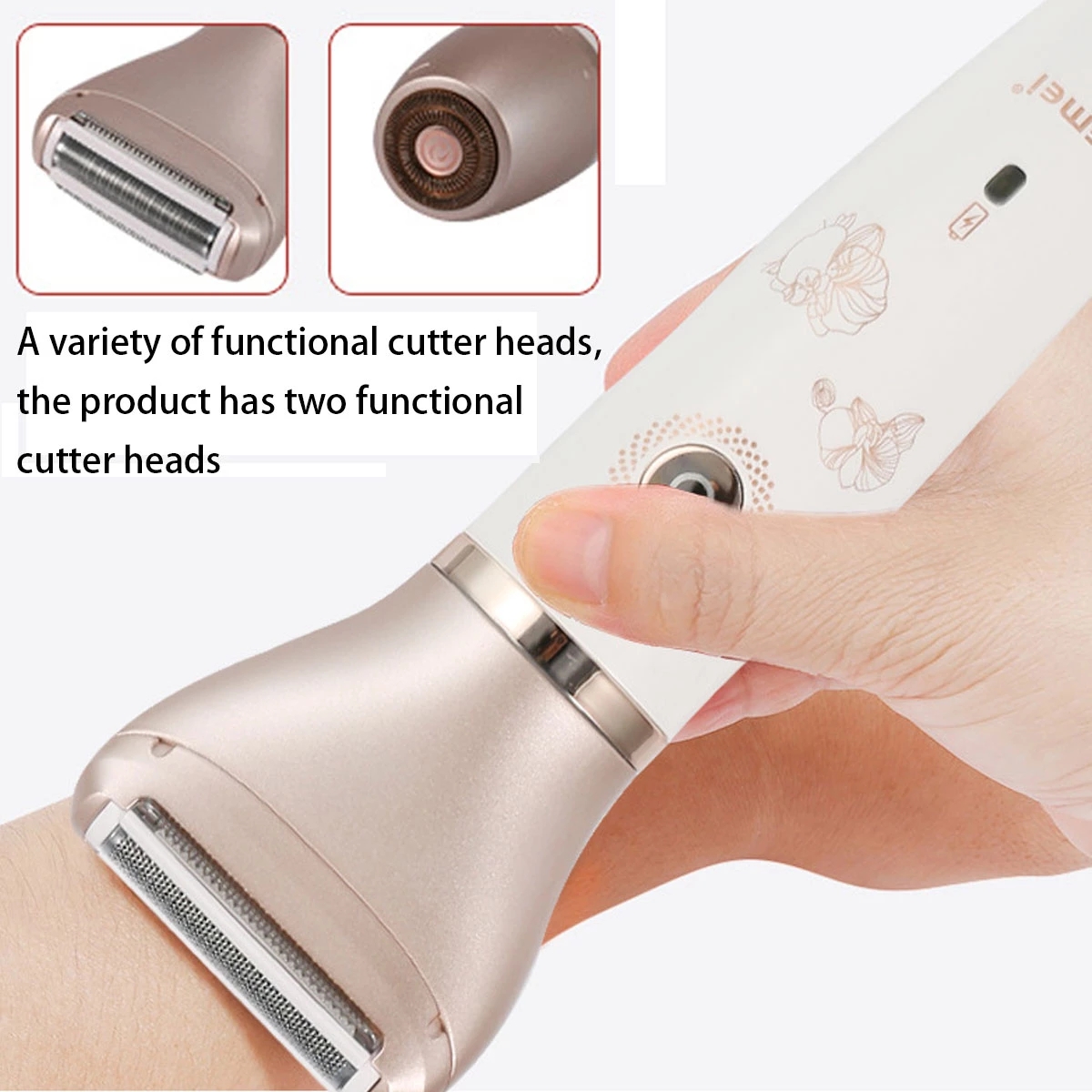 USB Shaver for Women Facial Hair Remover Leg Body Hair Removal Female Shaving Machine
