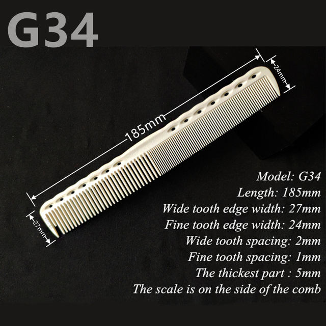Double-sided Laser Scale Hair Comb Resin Haircut Comb Y8 Series Laser Measurement Hairdresser Comb Hairdressing Comb