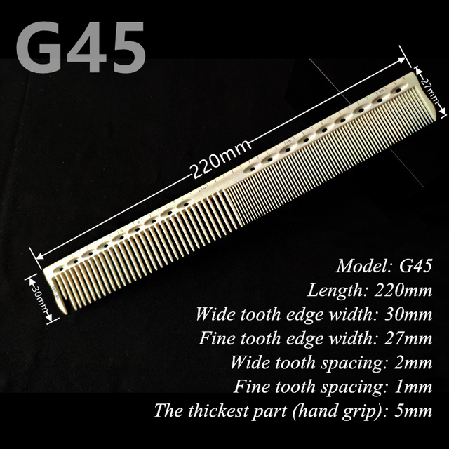 Double-sided Laser Scale Hair Comb Resin Haircut Comb Y8 Series Laser Measurement Hairdresser Comb Hairdressing Comb