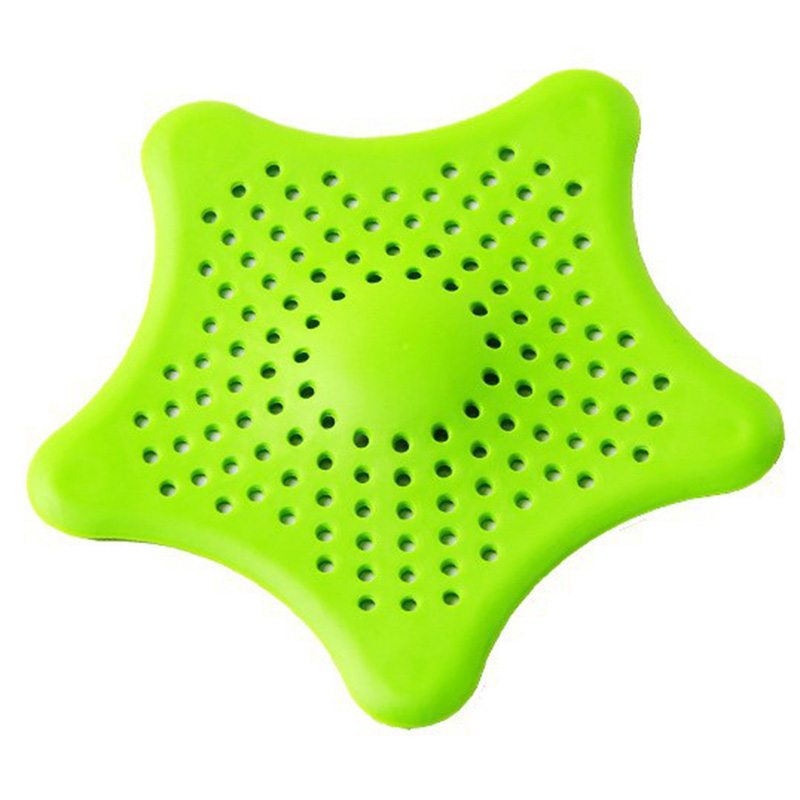 For Kitchen Waste Bathroom Sink Filter Sewer Star Outfall Strainer Anti-blocking Floor Drain Hair Stopper Catcher Kitchen Tools