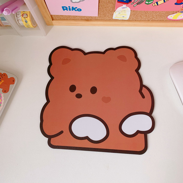 Korean Version Ins Kawaii Cartoon Mouse Pad Small Cute Computer Student Office home decoration