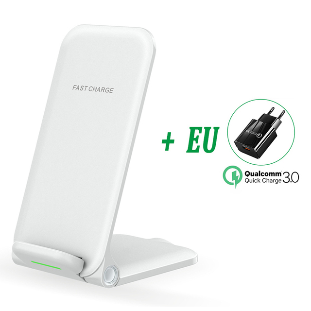 3 In 1 30W Qi Wireless Charger Stand For iPhone 13 12 Samsung Xiaomi Fast Wireless Charging Pad for Apple Watch iWatch AirPods