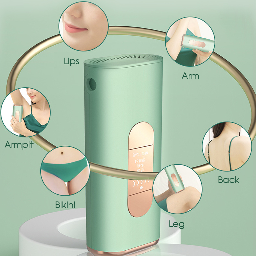 Flash Laser Hair Remove Machine 5 Gears IPL Permanent Epilator Electric Depilador