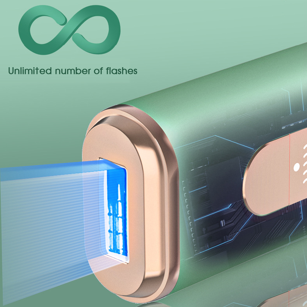 Flash Laser Hair Remove Machine 5 Gears IPL Permanent Epilator Electric Depilador