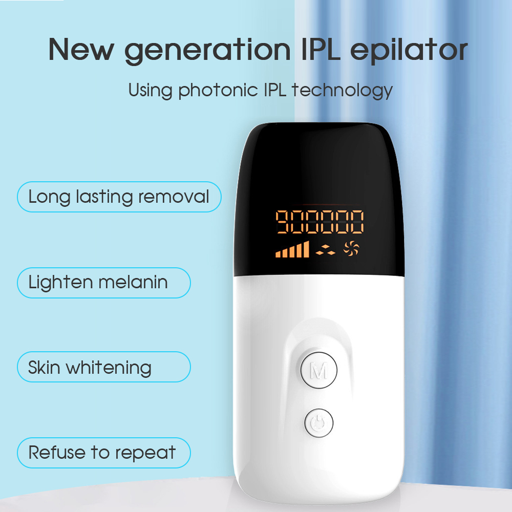 IPL Hair Removal Laser Epilator For Women Portable 900000 5 Gears Body Photoepilator