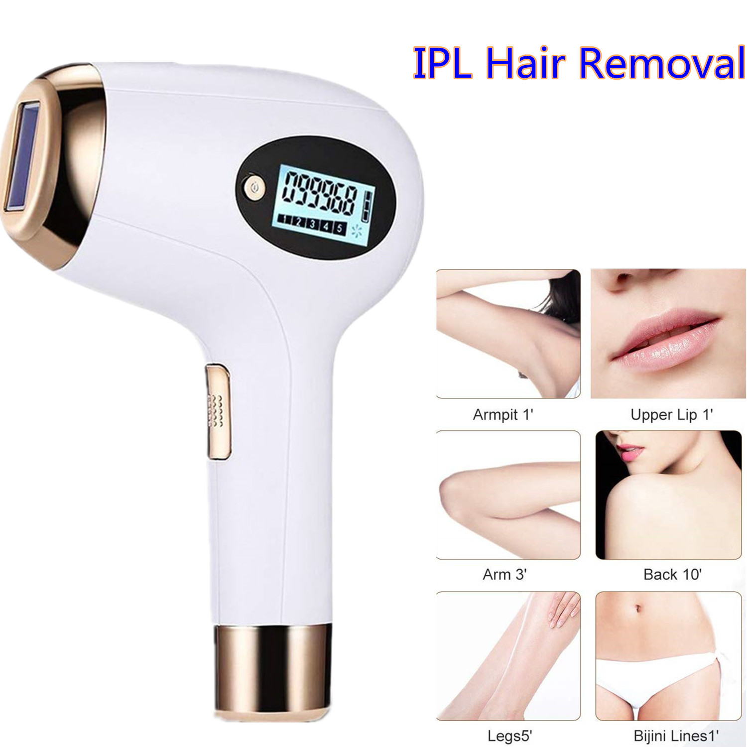 Women's Shaver IPL Laser Epilator Hair Removal for Women Permanent Painless Hair Remover