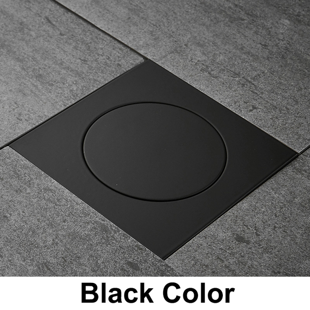 Metal Anti-odor Floor Drain Square Pop-Up Bathtub Cover Bathroom Products