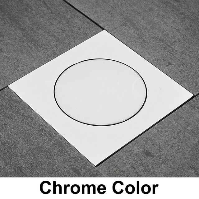 Metal Anti-odor Floor Drain Square Pop-Up Bathtub Cover Bathroom Products