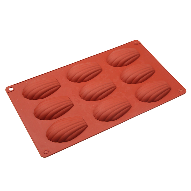 9 Even Madeleine Silicone Shell Cake Mold Baking Pan Mould Cookies Biscuit Chocolate Bakeware Tools Kitchen Accessories Dessert