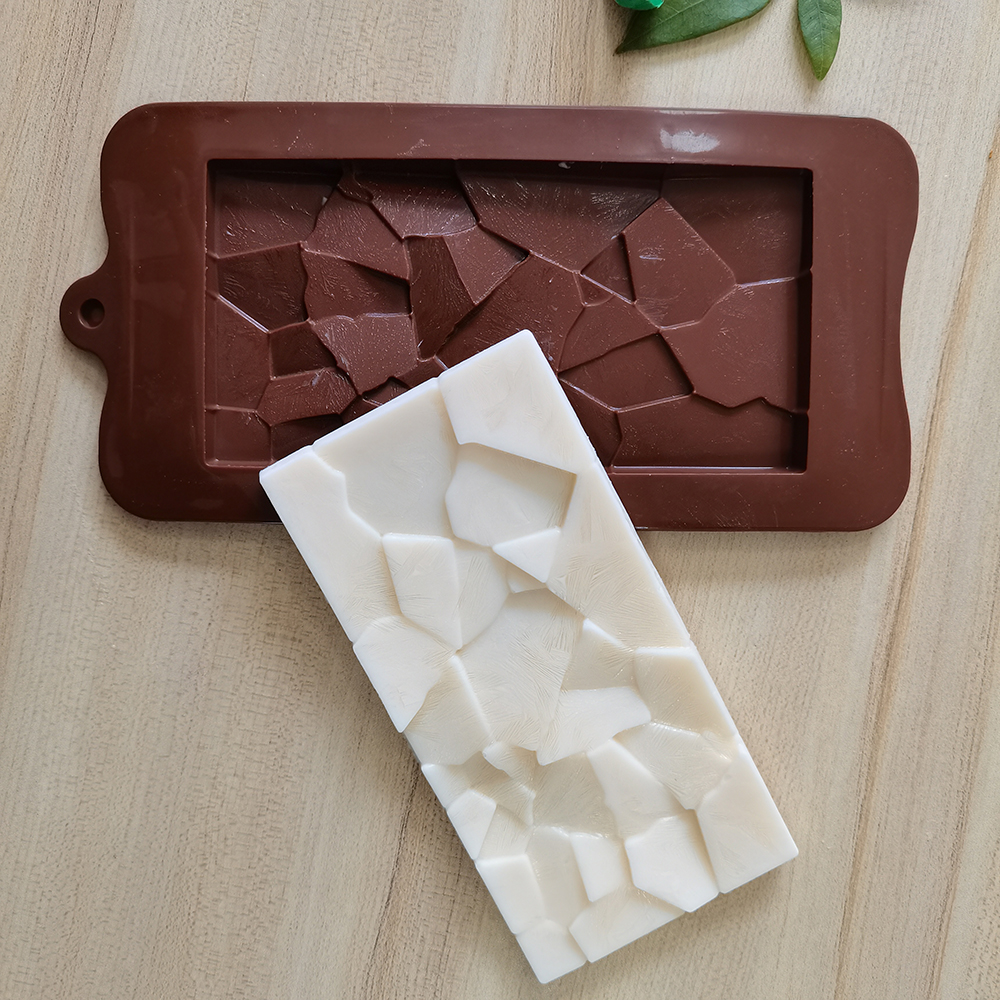 Silicone Chocolate Mold Fragment Shape Baking Tools Non-Stick Silicone Cake Mould Jelly Candy 3D DIY Molds Kitchen Accessories