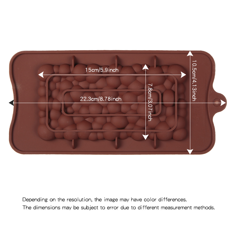 New Silicone Chocolate Mold Bubbles Baking Tools Non-Stick Silicone Cake Mould Jelly Candy 3D DIY Molds Kitchen Accessories