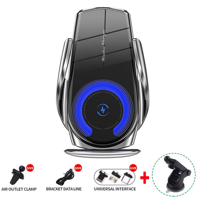 30W Car Wireless Charger Magnetic Automatic Car Mount Phone Holder For iPhone Samsung Xiaomi Infrared Induction QI Fast Charging