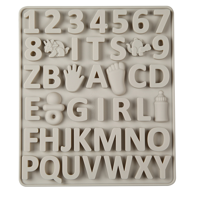 New 2021 Silicone Girl Chocolate Mold Boy English letter&Number Biscuit Candy Pudding Cake Jelly Mould Kitchen Baking Tools