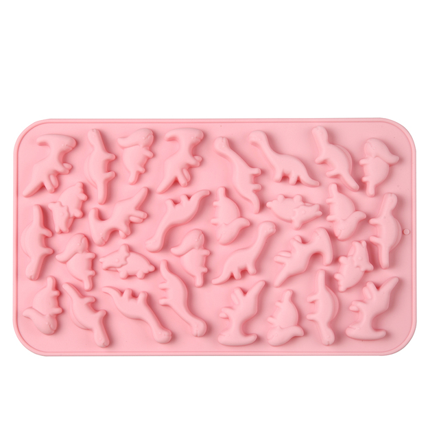 New Silicone Chocolate Mold 30 Dinosaur Baking Tools Non-Stick Silicone Cake Mould Jelly Candy 3D DIY Molds Kitchen Accessories