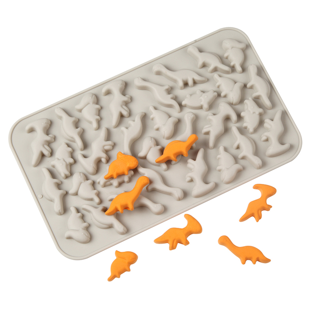 New Silicone Chocolate Mold 30 Dinosaur Baking Tools Non-Stick Silicone Cake Mould Jelly Candy 3D DIY Molds Kitchen Accessories