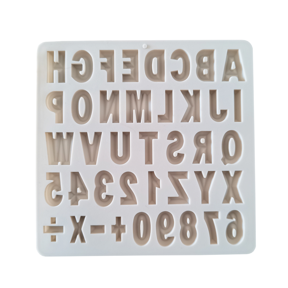 New Silicone Chocolate Mold Letter Baking Tools Non-Stick Silicone Cake Mould Jelly Candy 3D DIY Molds Kitchen Accessories